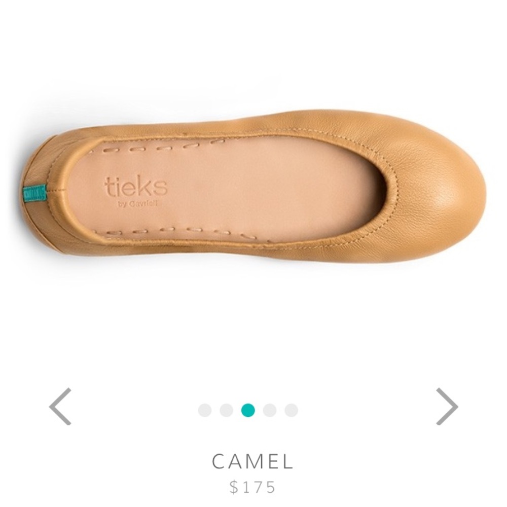 Tieks camel ballet flats
